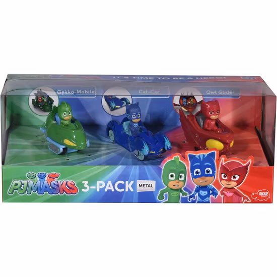 Pyjamashjältarna 3-Pack Fordon