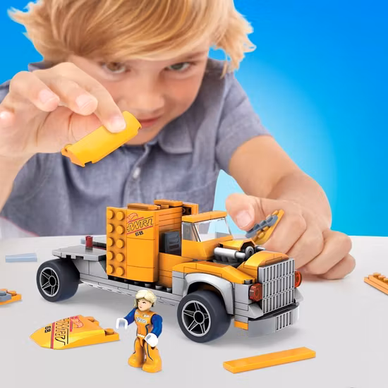 Hot Wheels Mega Construx Twinduction Hauler Pack