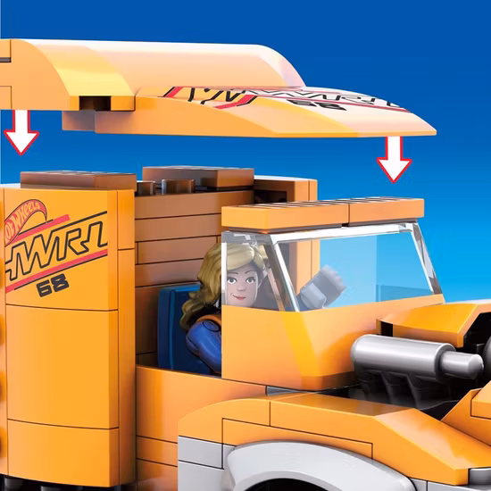 Hot Wheels Mega Construx Twinduction Hauler Pack