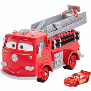 Disney Cars Stunt and Splash Red Brandbil