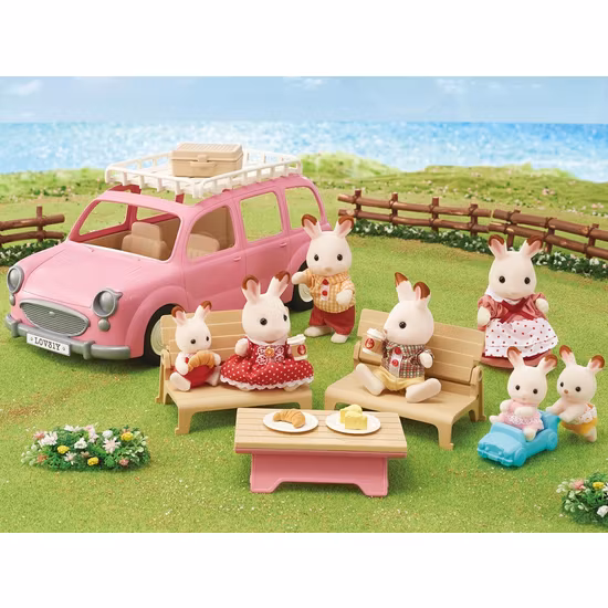 Sylvanian Families Familjebilen Rosa