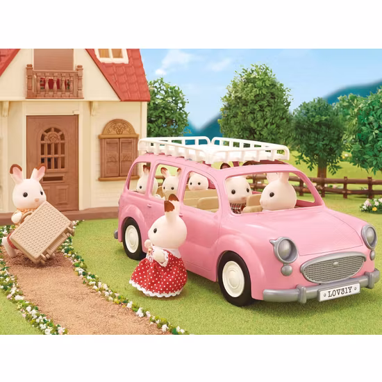 Sylvanian Families Familjebilen Rosa