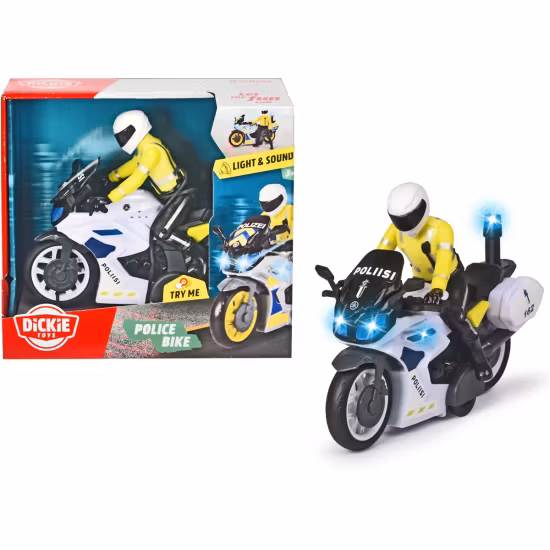 Dickie Toys Polismotorcykel