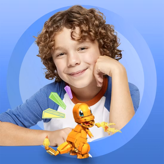 Pokémon Mega Construx Medium Charmander 180 Bitar