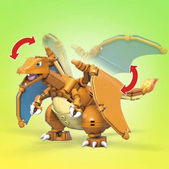 Pokémon Mega Construx Charizard 222 Bitar