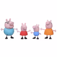 Greta Gris Figurset 4-Pack Gretas Familj