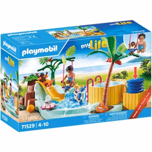 Playmobil My Life Barnpool med bubbelpool 71529