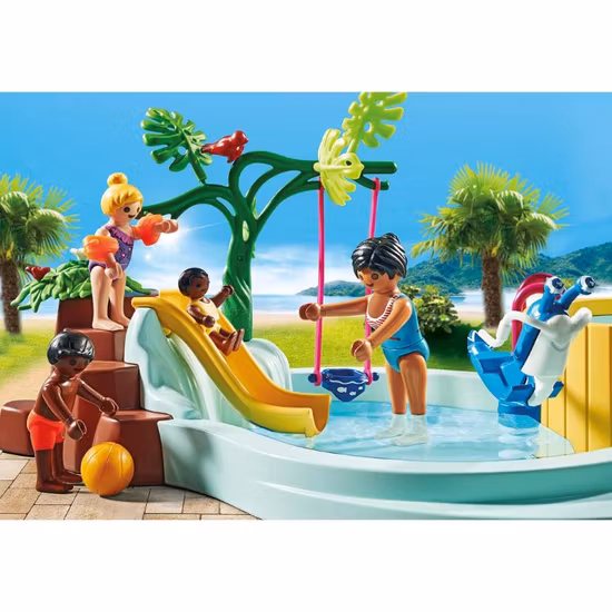 Playmobil My Life Barnpool med bubbelpool 71529