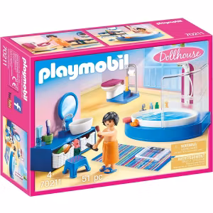 Playmobil 70211 Dollhouse Badrum med badkar