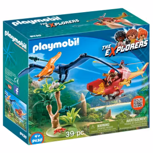 Playmobil Dinos Helikopter med flygosaurus 9430
