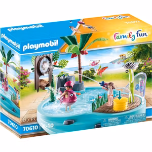 Playmobil Family Fun 70610 Lekbassäng med vattenspruta