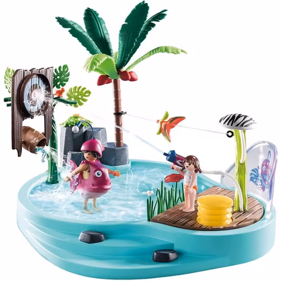 Playmobil Family Fun 70610 Lekbassäng med vattenspruta