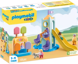 Playmobil 71326 1.2.3 Byggsats Upplevelsetorn med Glasskiosk