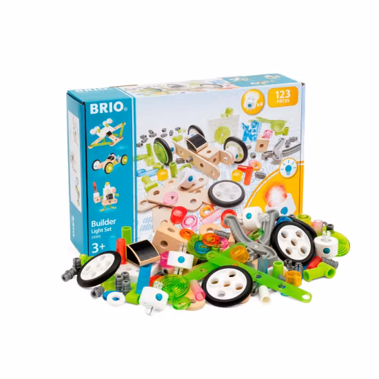 BRIO 34593 Builder Byggsats Med Ljus