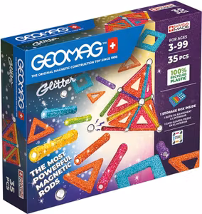 Geomag Byggsats 35 Bitar Glitter Panels