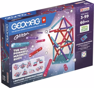 Geomag Byggsats 60 Bitar Glitter