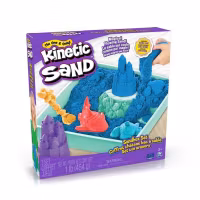 Kinetic Sand Sandbox Set Blå