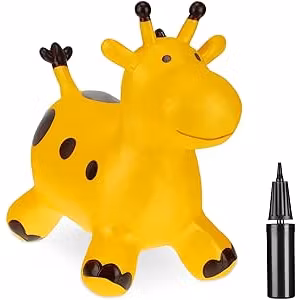 Relaxdays Hoppdjur Giraffe Inklusive Luftpump