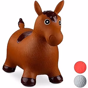 Relaxdays Hoppdjur Häst Inklusive Luftpump
