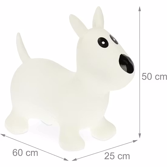 Relaxdays Hoppdjur Hund Inklusive Pump