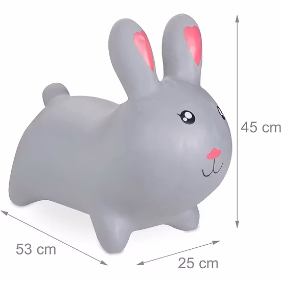 Relaxdays Hoppdjur Hare Inklusive Luftpump