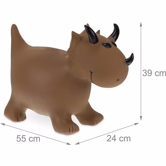 Relaxdays Hoppdjur Dinosaurie Inklusive Luftpump