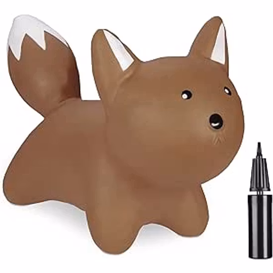 Relaxdays Hoppdjur Räv Inklusive Luftpump