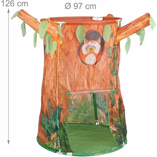 Relaxdays Lektält Trädstam