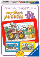 Ravensburger Pussel Arbetsfordon 3x6 Bitar