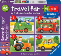 Ravensburger My First Puzzles Travel far Pussel 4-i-1