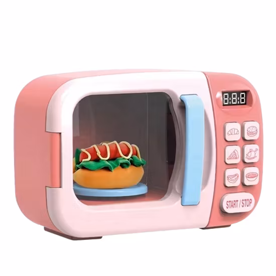 Beambox Toys Mikrovågsugn Med Tillbehör