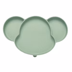 BabyBloom Barntallrik Med Sugpropp Grön