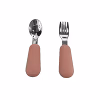 BabyBloom Barnbestick Stainless Steel Röd