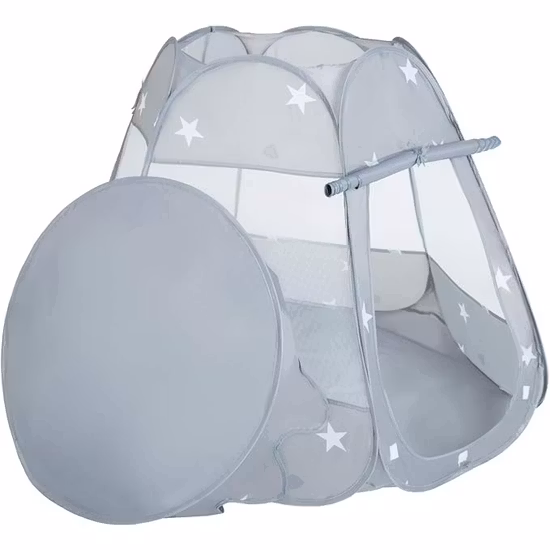 Selonis Lektält Med Bollar Grå