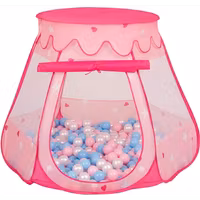 Selonis Lektält Med Bollar Rosa