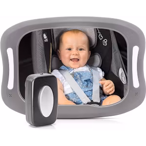 Reer BabyView LED Bilspegel med integrerat ljus