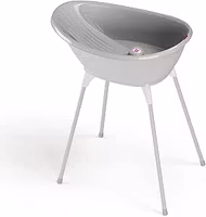 OKBABY Kit Bella bad och stödställ för baby Grå