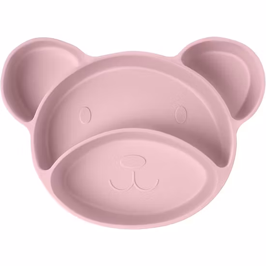 Vicloon Silikontallrik Björn Rosa