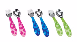 Munchin Toddler Gaffel och Sked 2-Pack