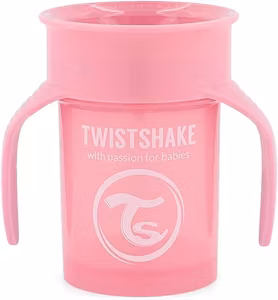 Twistshake 360 Cup Rosa