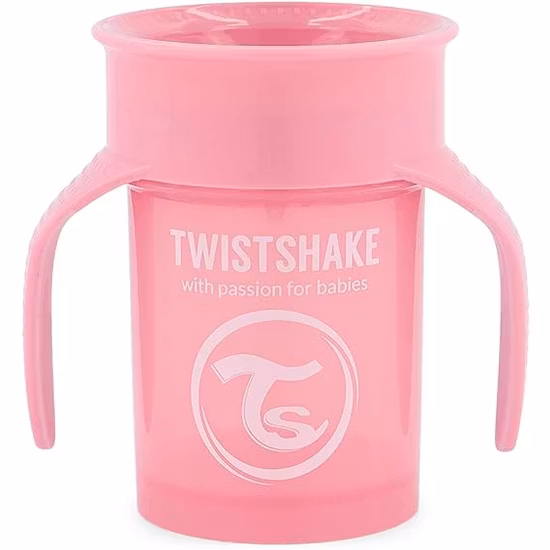 Twistshake 360 Cup Rosa
