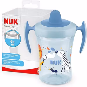 NUK Trainer Cup pipmugg 230ml Blå
