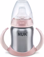 NUK Pipmugg Rostfritt stål Rosa