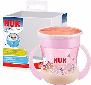 NUK Mini Magic Cup Night Pipmugg Rosa