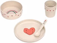Lässig Barnservis 4 Delar Heart