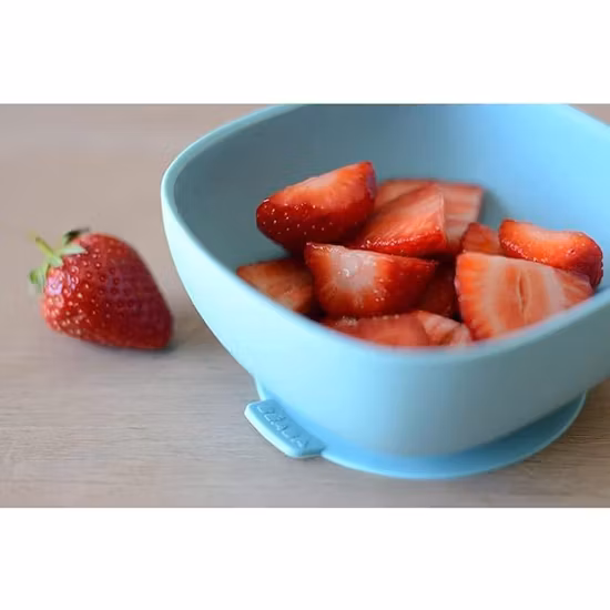 Béaba Barnservis Silikon Ljusblå