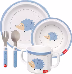 Sigikid Barnservis Igelkott Blå