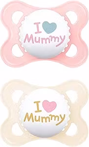 MAM Original Nappar I Love Mummy Rosa 0-6 månader