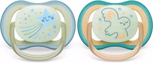 Philips Avent Ultra Air Napp 2-Pack 0-6 Månader Owl and Snowball