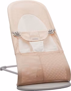 BabyBjörn Balance Soft Babysitter Mesh, Pärlemorrosa/Vit